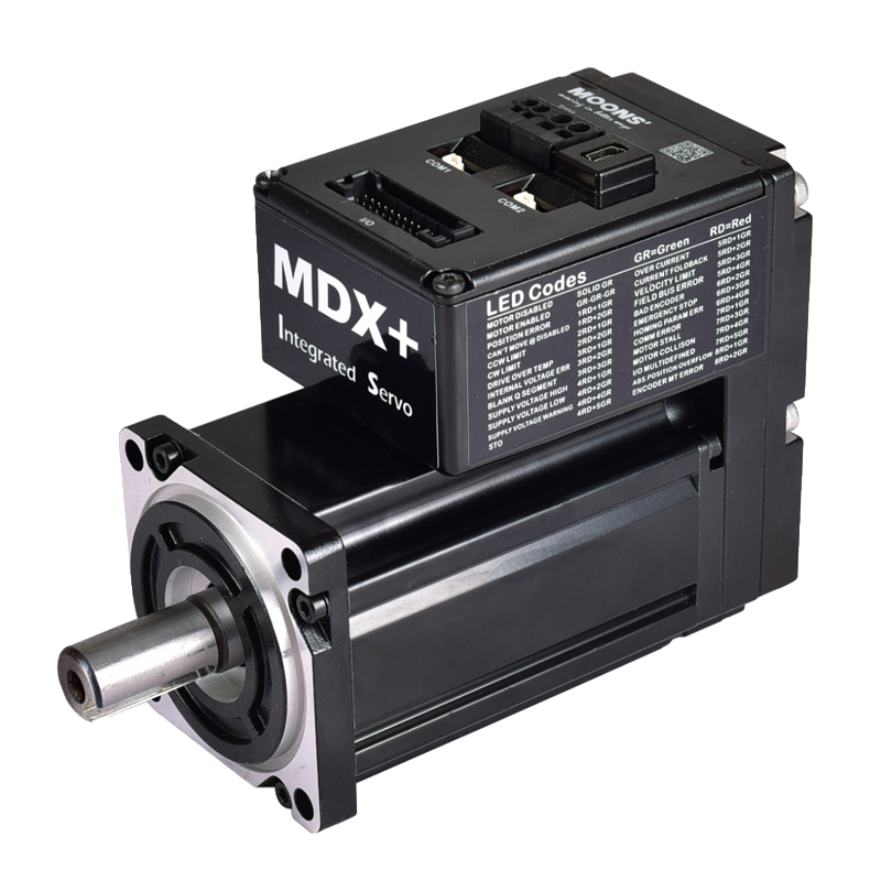 MDX+ Integrated Servo Motor, 200W, RS-485 & CANopen with Options