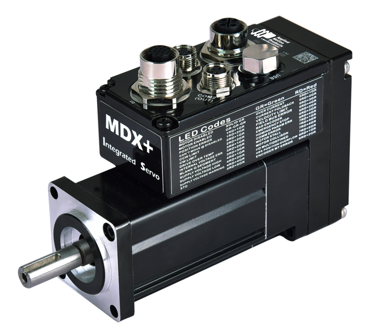 MDX+ Integrated Servo Motor, 100W, IP65, EtherNet/IP with Options